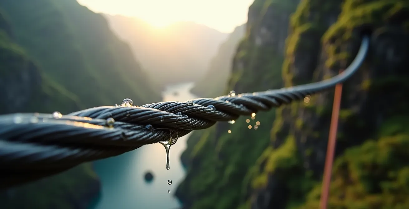 Hélicoptère du PGHM en opération de treuillage dans le cirque de Mafate